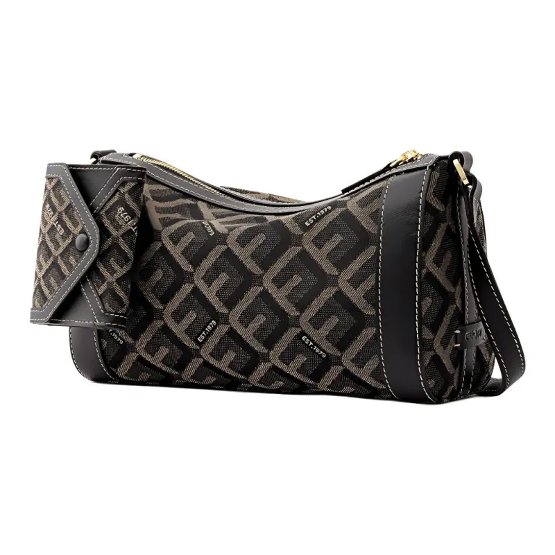 FION Shoulder Bags Coffee/Black-1