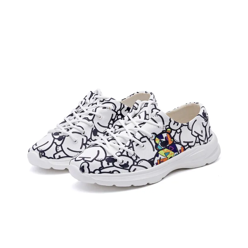 TT&MM Casual Shoes Women's Low Top Dark Blue-12