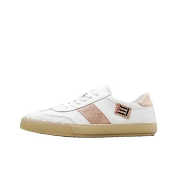 JANE HARLOW Low-Top Skateboard Shoes Men's White Brown