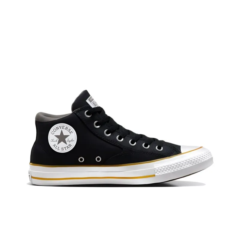 Converse Chuck Taylor All Star Anti Slip Wear Resistant Mid Top Canvas Shoes Men's Black-1