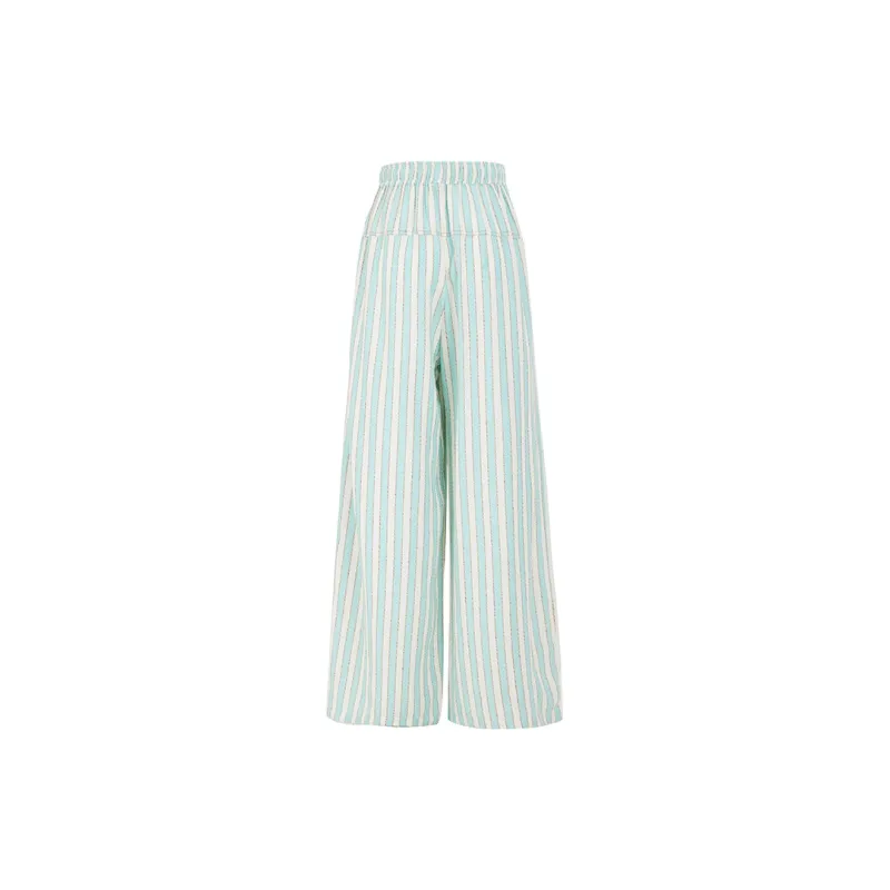 Wen Shan Casual Pants Women's Lake Green-1