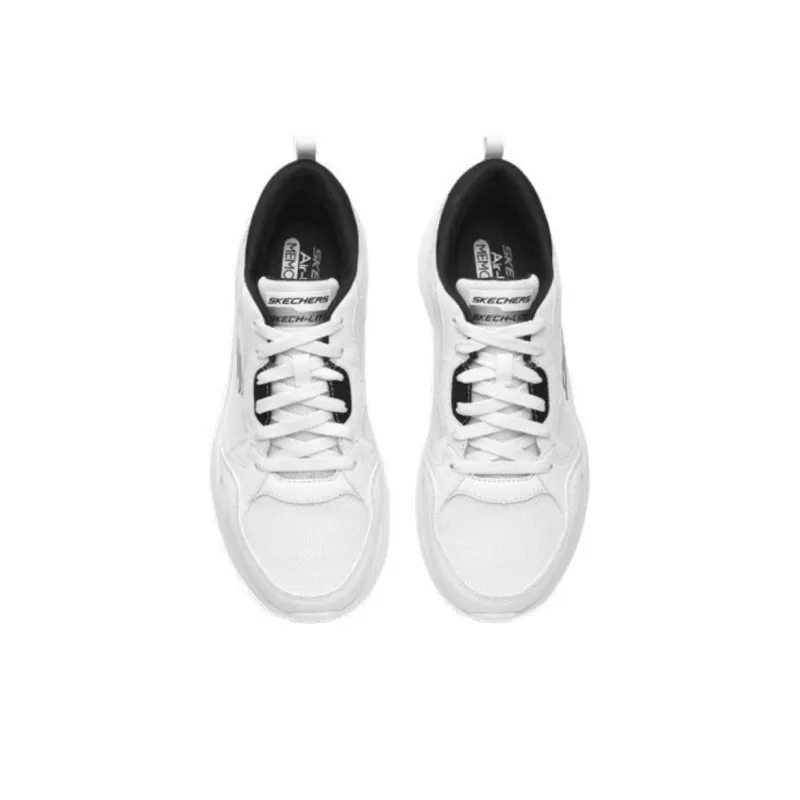 Skechers Skech Lite Pro Cushioning, Wear Resistant Low Top Sneakers Men's White Black-3