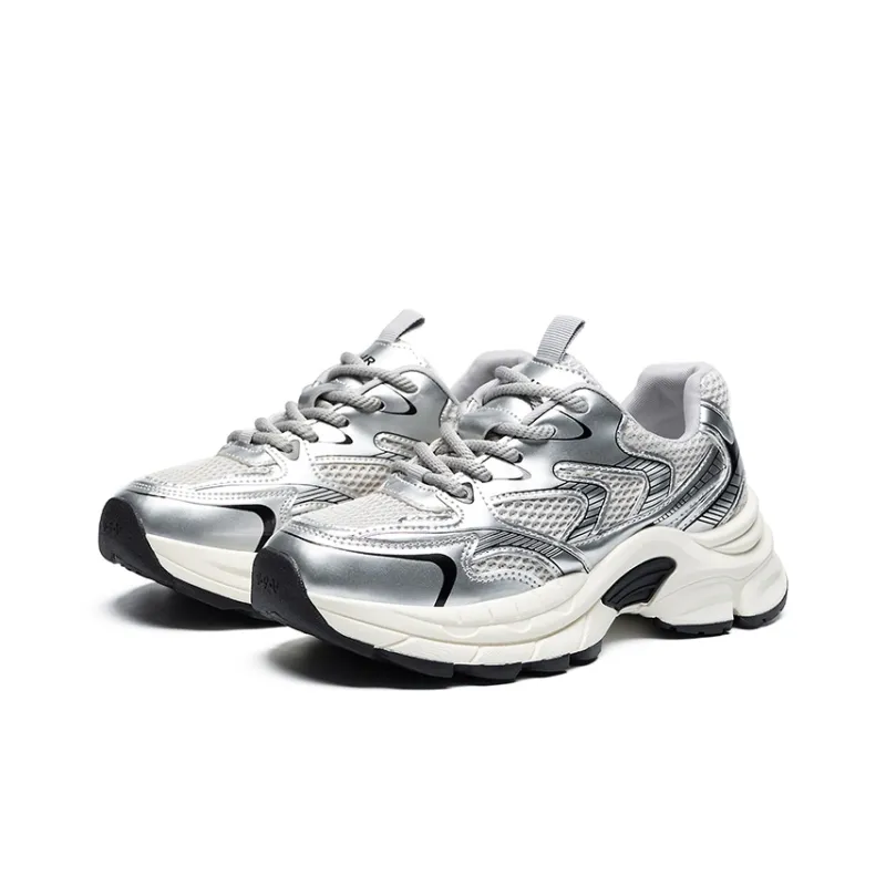 ZHR Seeking Cushioning And Breathable Low Top Chunky Sneakers Women's-1