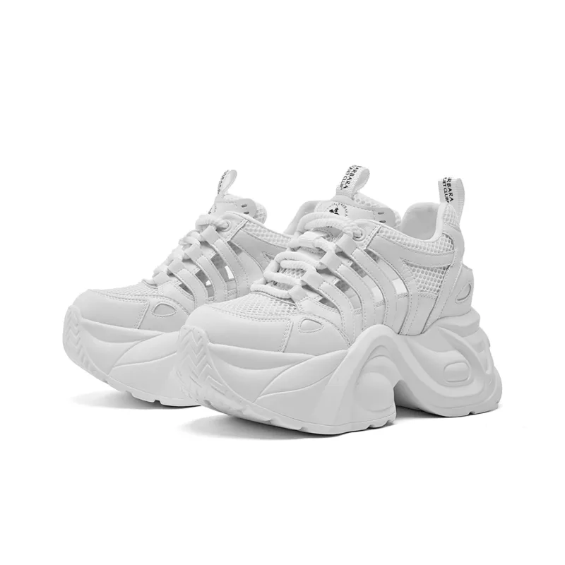 SANTA BARBARA POLO & RACQUET CLUB Cushioning Height Increasing Low-Top Chunky Sneakers Women's-1