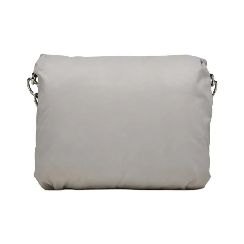 DKNY Nylon Shoulder Bag Crossbody Bag Large Size Women's Gray-2