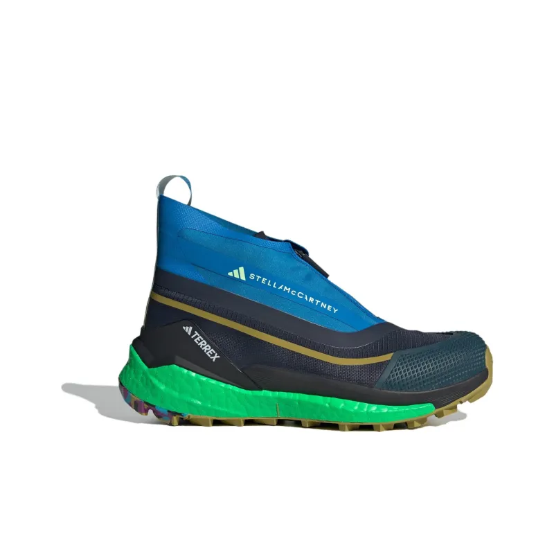 Adidas Stella McCartney Cushioning Anti-Slip And Wear-Resistant Grip High-Top Trekking Shoes Unisex Black Blue-1