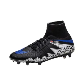Nike HyperVenom Phantom Anti-Slip And Wear-Resistant Coverage Support Soccer Shoes Men's Black White