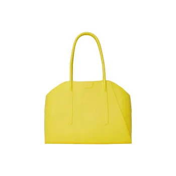 O Bag Thermoplastic Compound Handbag Shoulder Bag Women's Yellow