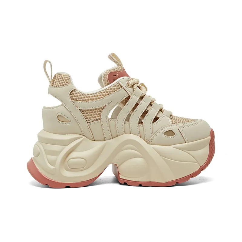 SANTA BARBARA POLO & RACQUET CLUB Cushioning Height Increasing Low-Top Chunky Sneakers Women's-15
