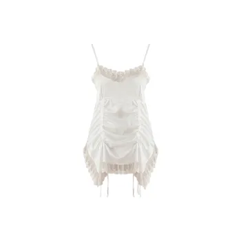 Flowers In Water Nightgown Women's White