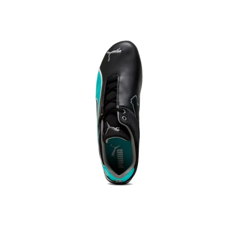 PUMA Mercedes Amg Anti Slip Wear Resistant Low Top Casual Shoes Unisex Black Blue-3