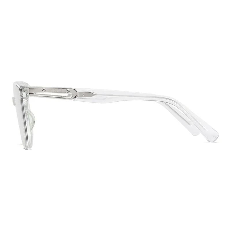 Prsr Plate And Metal Round Sunglasses Unisex-8