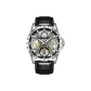White Case Black Dial Leather Strap