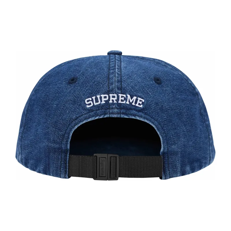 Supreme Cotton Baseball Caps Unisex Blue-1