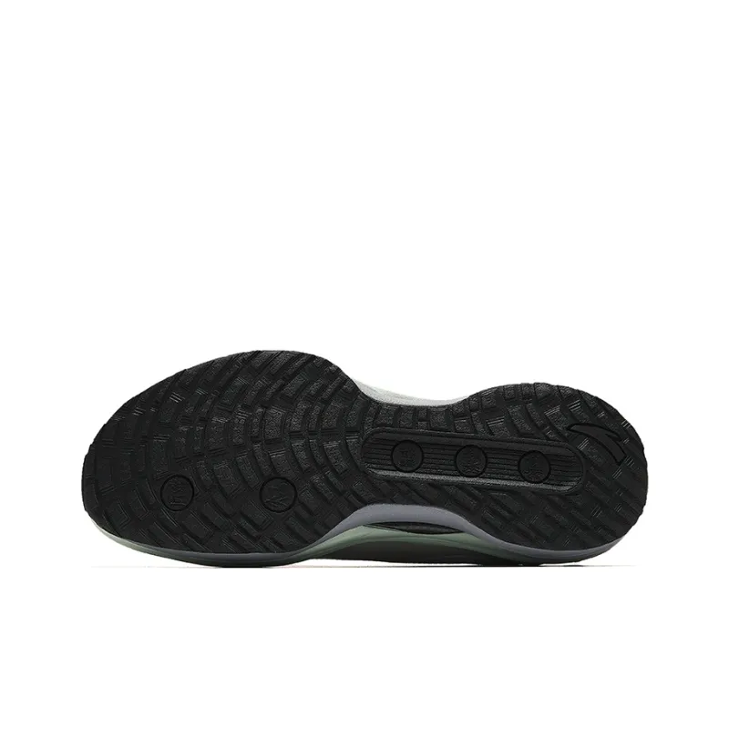 Anta Cushioned Slip Resistant Low Top Casual Running Shoes Men's Cumulus Gray-4