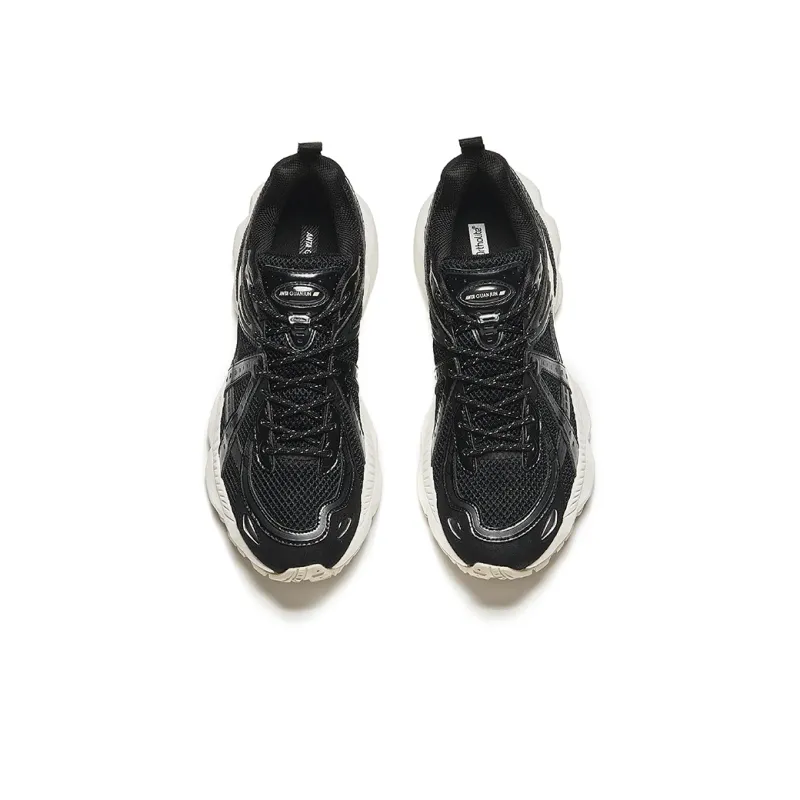 Anta Champion Series Cushioned Slip-Resistant Low-Top Casual Shoes Men's Basic Black-2
