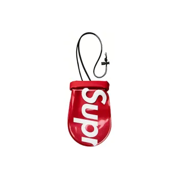 Supreme Supreme SS18 Fabric Smartphone Pocket Coin Purses Unisex Red