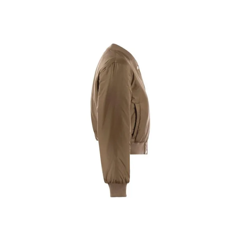 'S MAX MARA Buttoned Long Sleeved Bomber Jacket-2