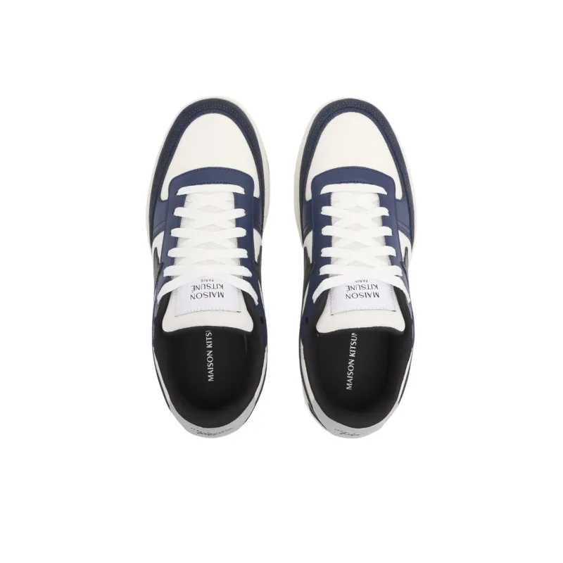 Maison Kitsune Chiru Low Top Skateboard Shoes Men's Marine Blue-4