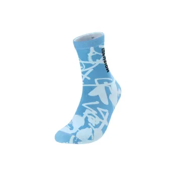 FILA Mid Calf Socks Unisex 1 Pack Gray Blue