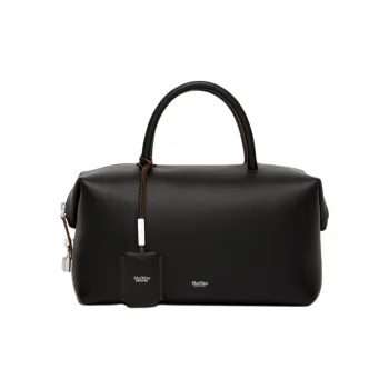 MaxMara Cow Leather Handbag, Shoulder Bag, Crossbody Bag Medium Size Women's Black