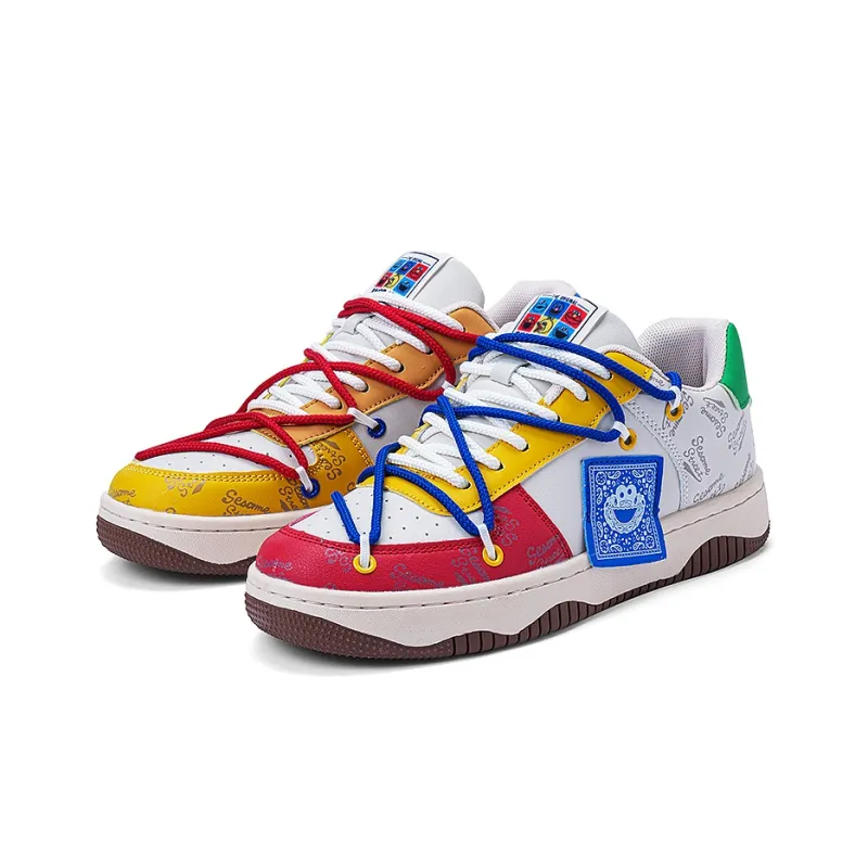SESAME STREET Slip Resistant, Abrasion Resistant, Breathable Low Top Skateboard Shoes Unisex-5