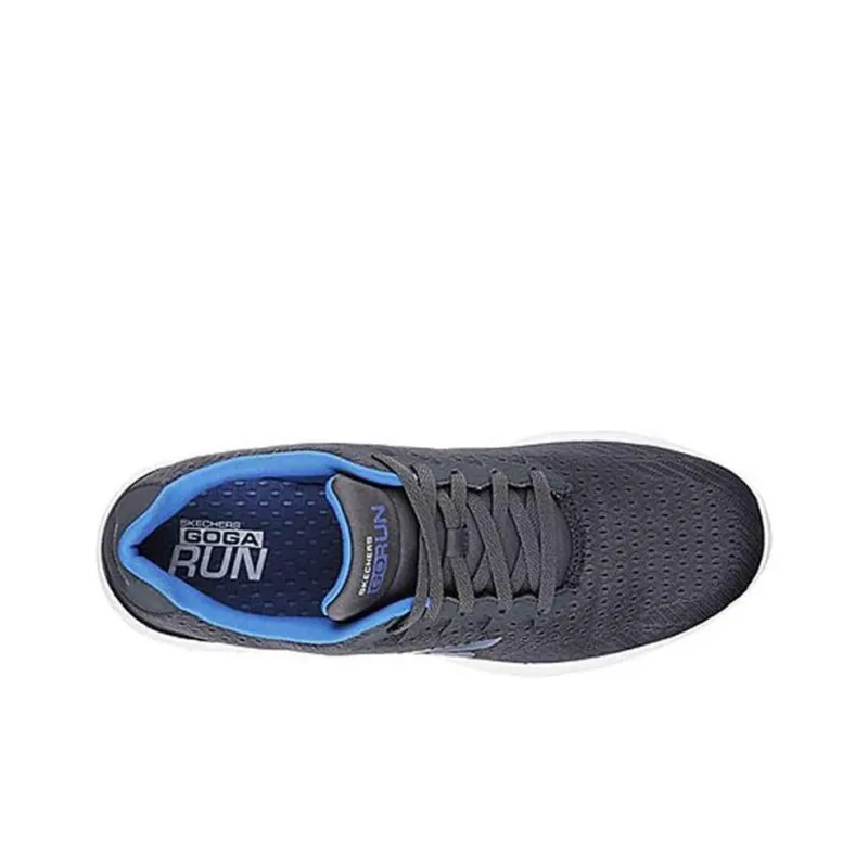 Skechers Go Run 400 Wear-Resistant Lightweight Rebound Low-Top Running Shoes Men's Gray Blue-3
