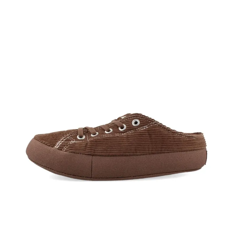 Converse All Star Rs Corduroy O Anti-Slip Wear-Resistant Low-Top Canvas Shoes Unisex Brown Japan Version-0