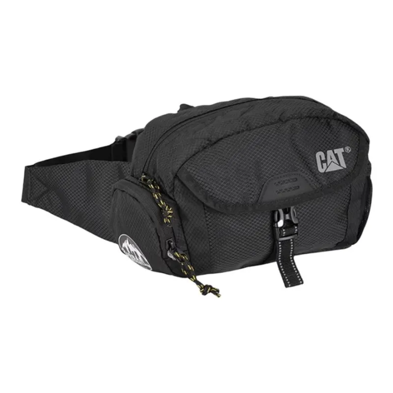 CAT Polyester Sling Bag, Fanny Pack Medium Size Unisex Black/Blue-2
