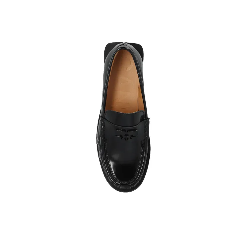GANNI Loafers 3.5cm Women's Black-3