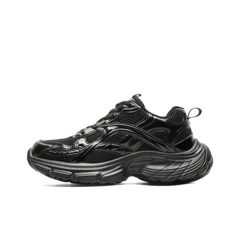 OUBT Anti-Slip Wear-Resistant Waterproof Breathable Lightweight Height Increasing Low-Top Chunky Sneakers Unisex-8
