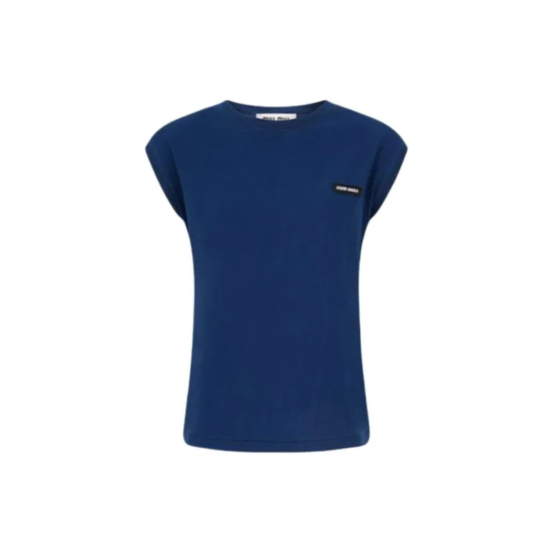 MIU MIU Set Of Three Logo Patch T Shirts-4