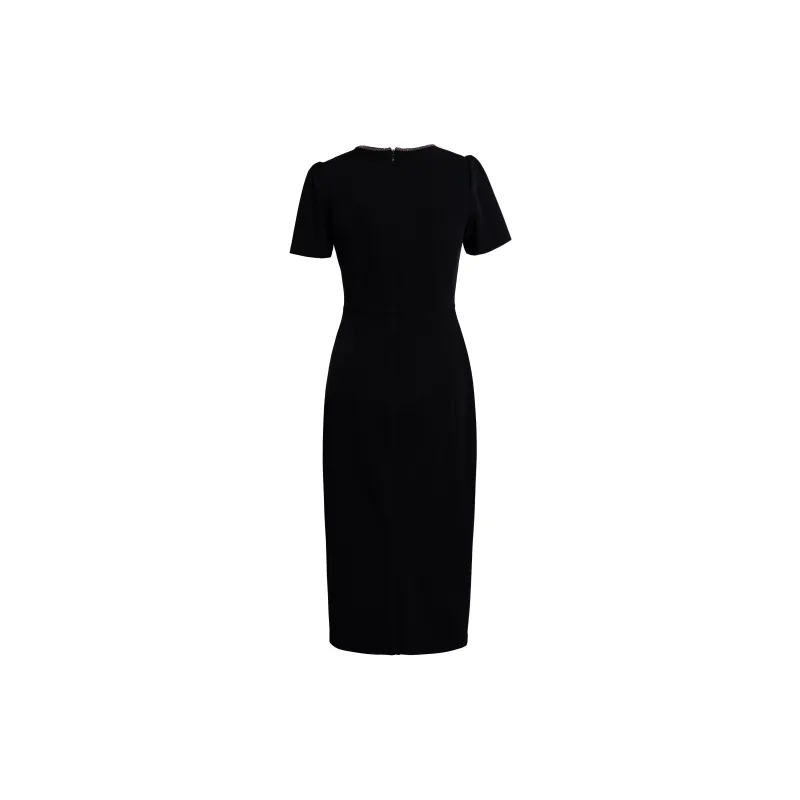 ROEYSHOUSE Short Sleeved Dresses Women's Black-1
