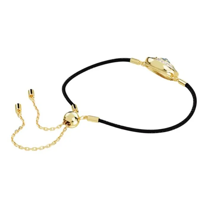 Swarovski Synthetic Cubic Zirconia Faux Crystal Bracelets Women's Black-2