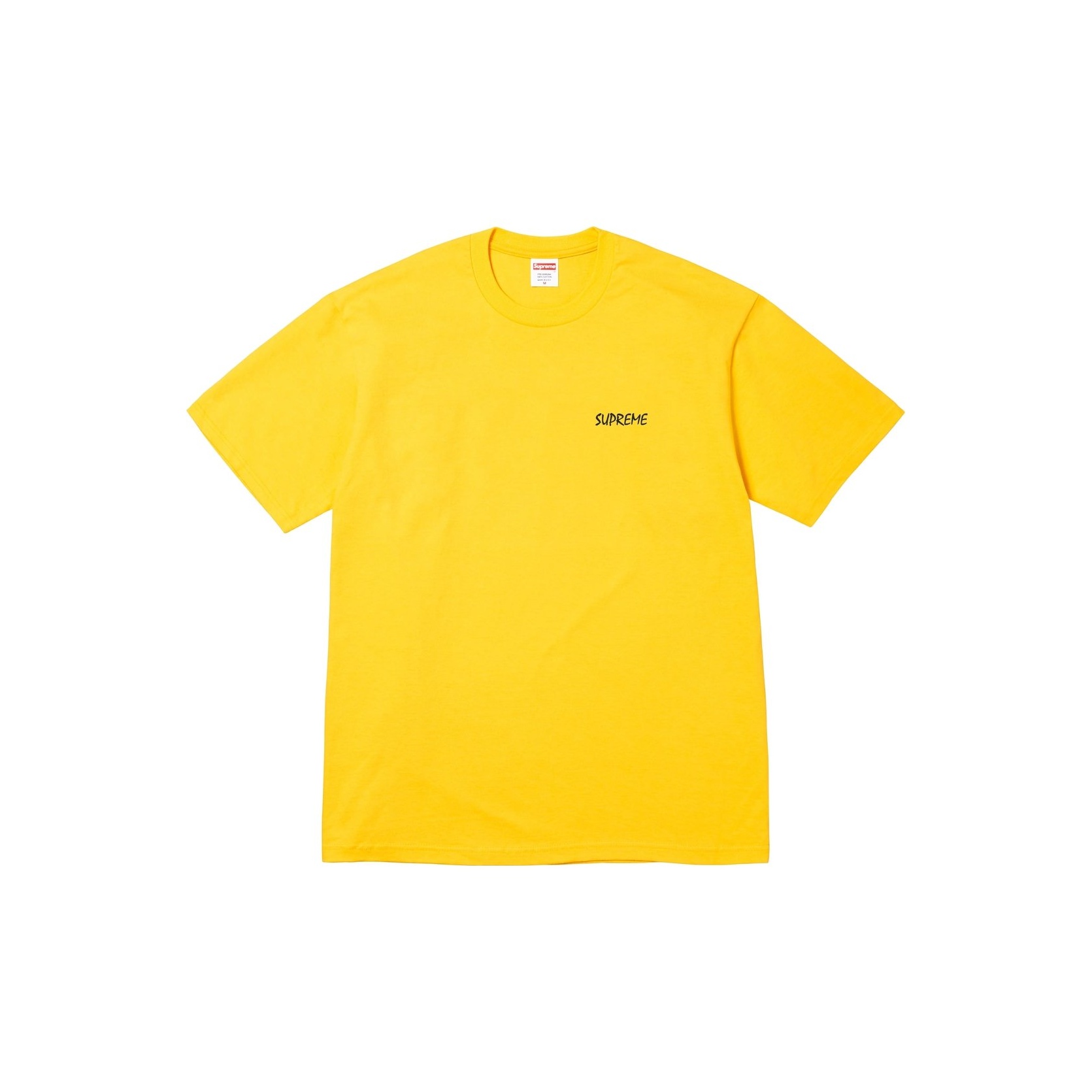 Supreme Black Cat Tee SS24 Yellow M - POIZON