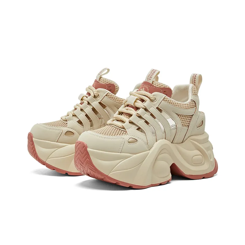 SANTA BARBARA POLO & RACQUET CLUB Cushioning Height Increasing Low-Top Chunky Sneakers Women's-13