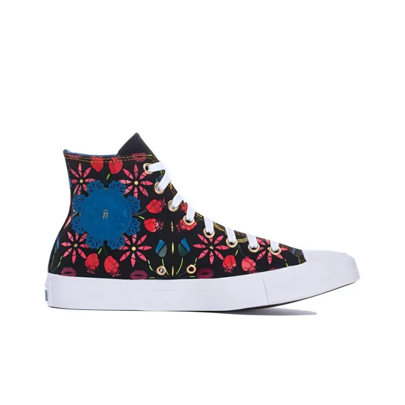 Converse Chuck Taylor All Star Hi Mi Gente Black University Red Women's-1