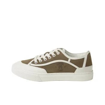 HERMES Get Low Top Skateboard Shoes Women's Brown Green