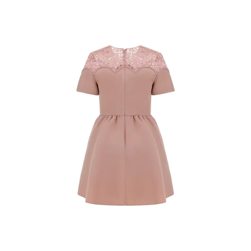 Valentino Short Sleeved Dresses Women's Dusty Pink-1