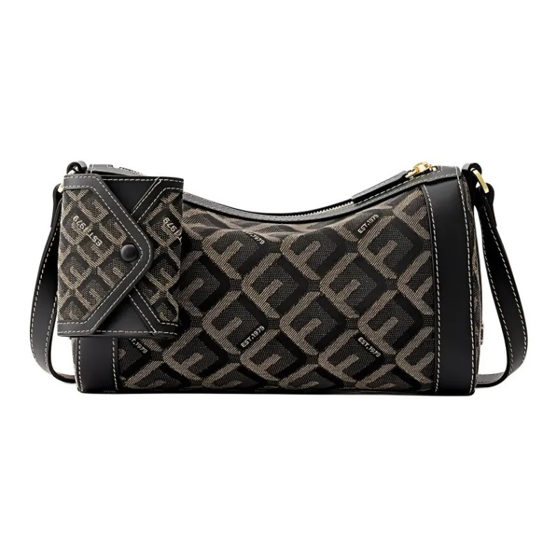 FION Shoulder Bags Coffee/Black-0