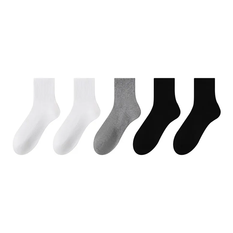Moremoli Mid Calf Socks Unisex 5 Pack-19