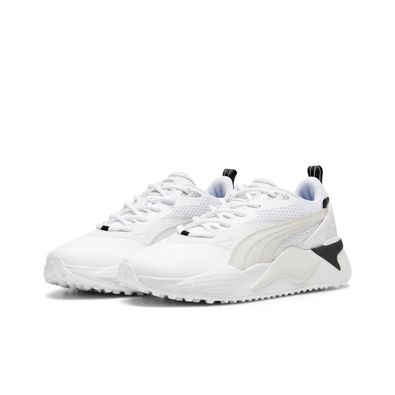 PUMA GS X Efekt Anti Slip Wear Resistant Low Top Golf Shoes Men's White-2