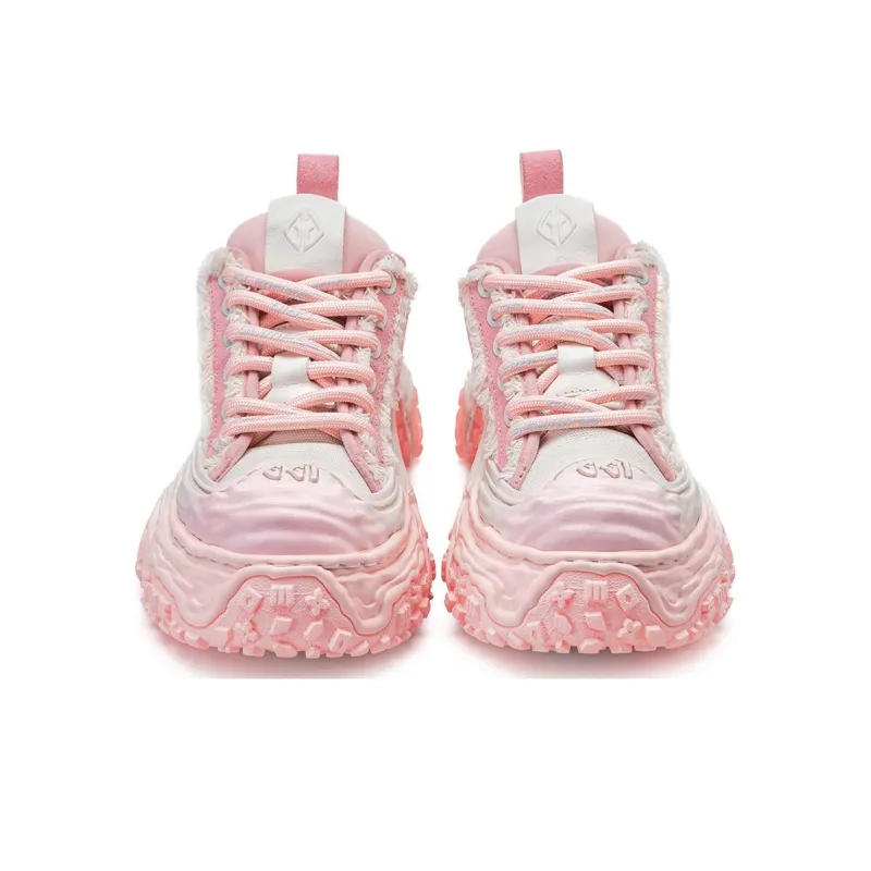 Ggi Xingyun Collection Stylish Skateboarding Shoes Unisex Cherry Blossom Pink-2