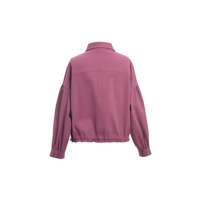 OUNIXUE Jackets Women's Fuchsia-1