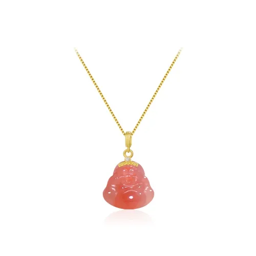 The Star of the Water Shell Jade Necklaces Unisex