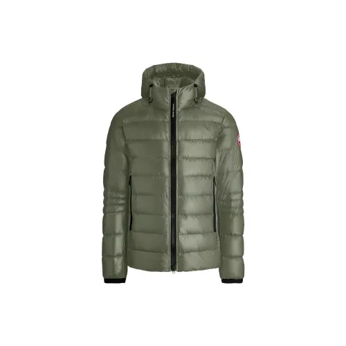 Canada Goose Crofton Down Jackets Men Amaranth Green