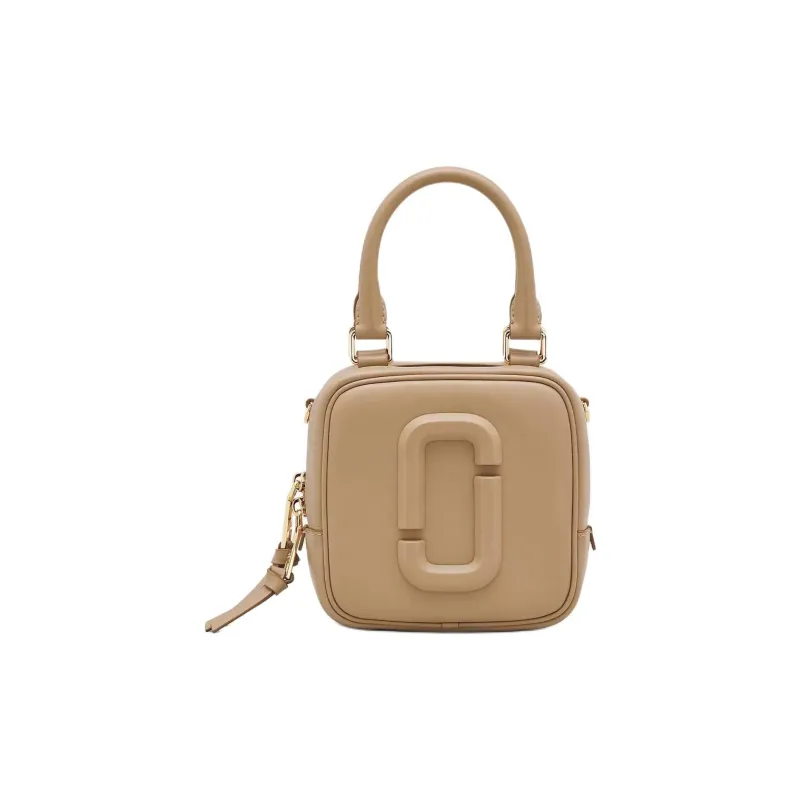 MARC JACOBS Smooth Leather Handbag Crossbody Bag Women's Camel-1
