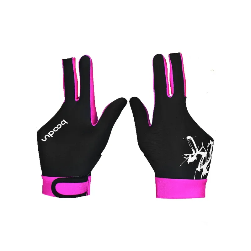 BOODUN Billiards Three Finger Gloves High Elasticity Lycra 1 Pack Left Hand-12