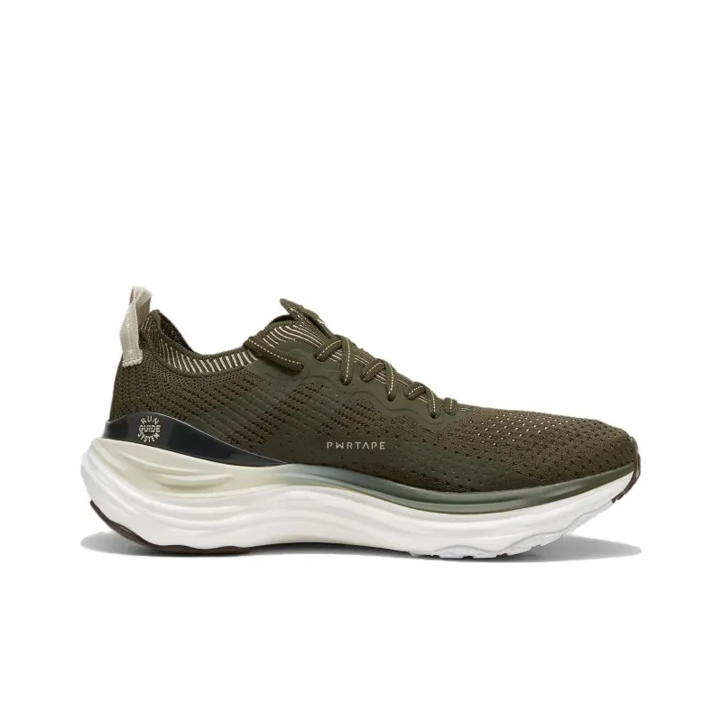 PUMA ForeverRUN Nitro Anti Slip Wear Resistant Low Top Casual Running Shoes Men's Olive Green-1