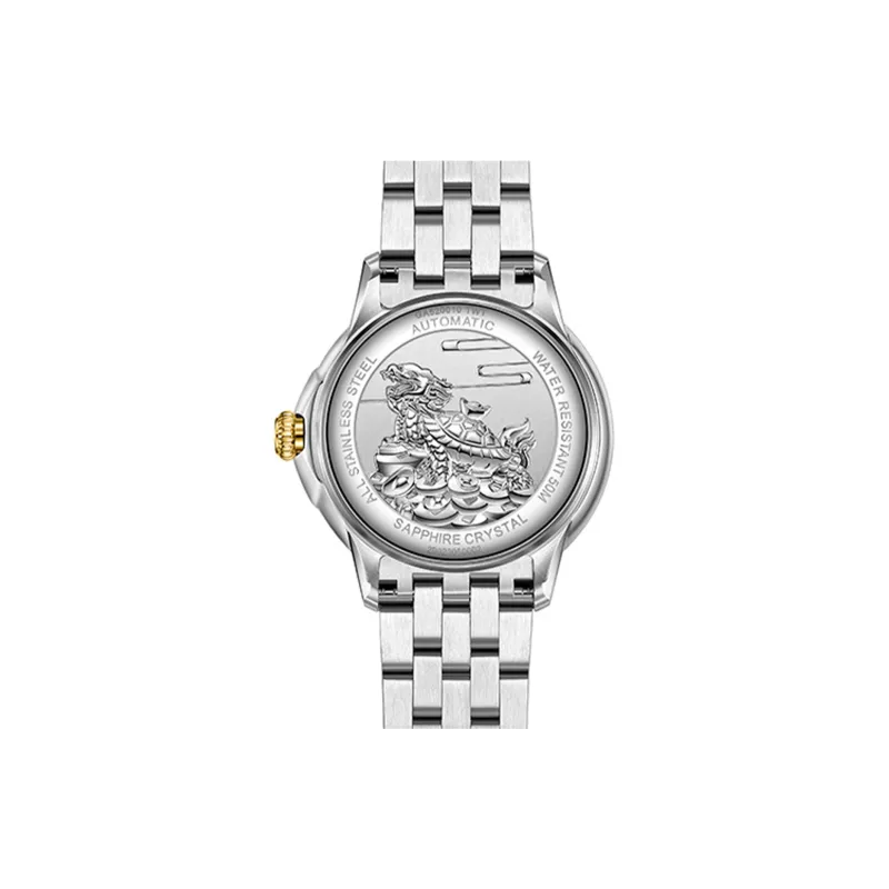 Fiyta Core Series GA520010.TWT Automatic Mechanical Movement Stainless Steel Strap Watch Men's Watches White Dial-2